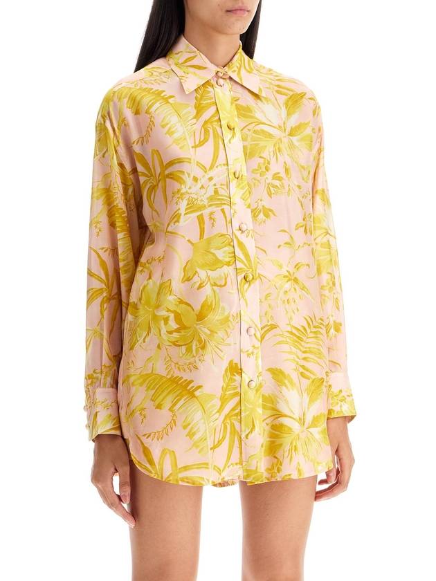 silk floral print shirt - ZIMMERMANN - BALAAN 2