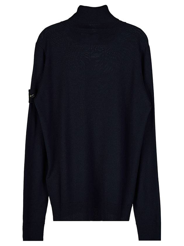 Men's Knit Turtleneck Navy - STONE ISLAND - BALAAN 3