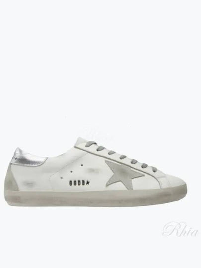 Superstar Silver Heel Tab Sneakers White - GOLDEN GOOSE - BALAAN 2