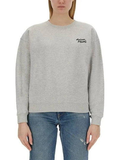 Handwriting Comfort Sweatshirt Grey - MAISON KITSUNE - BALAAN 2