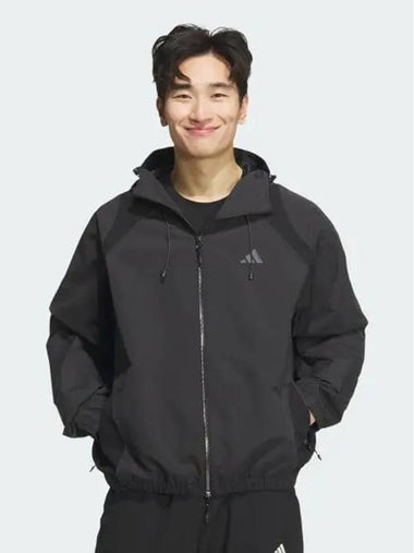 FUSTL Woven Jacket Men s Black Gray Six JI8735 693453 - ADIDAS - BALAAN 1