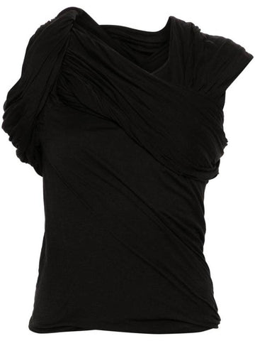 Rick Owens Harness T Draped Top - RICK OWENS - BALAAN 1