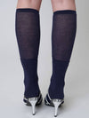 AW41AS02 Double layer knee socks_dark blue - ATHPLATFORM - BALAAN 5