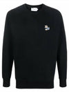 Dressed Fox Patch Classic Sweatshirt Black - MAISON KITSUNE - BALAAN 2