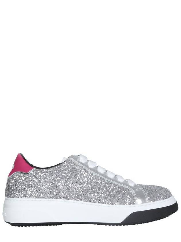 bumper glitter low top sneakers silver - DSQUARED2 - BALAAN 2