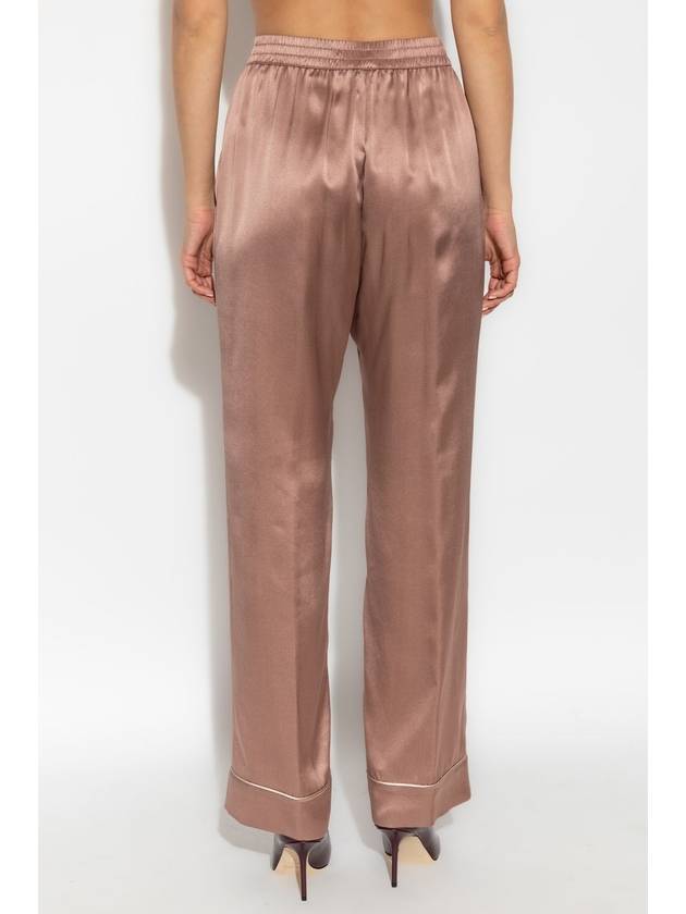 Dolce & Gabbana Silk Pajama Bottoms, Women's, Pink - DOLCE&GABBANA - BALAAN 4