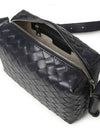 Intrecciato Weaving Leather Cross Bag Navy - BOTTEGA VENETA - BALAAN 4