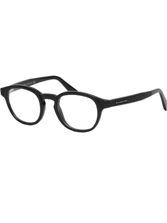 eyewear round glasses black - ERMENEGILDO ZEGNA - BALAAN 1