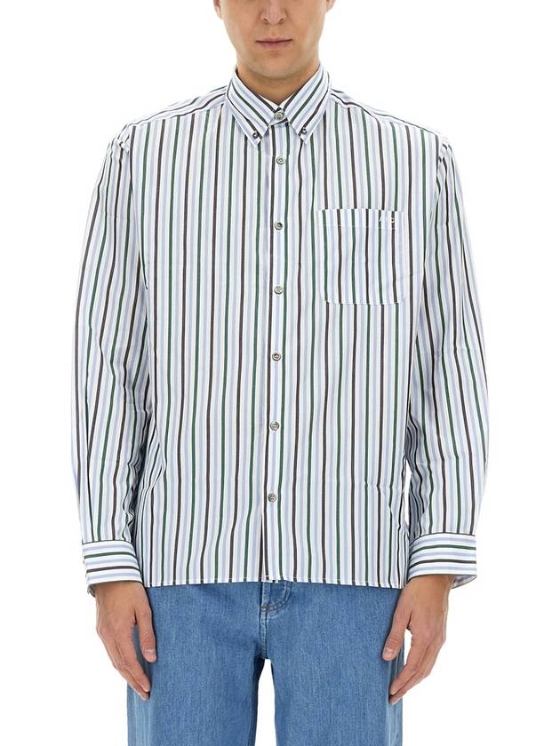 STRIPED "MATEO" SHIRT - A.P.C. - BALAAN 1