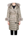 Luce Novef Reversible Cube Full Set Hooded Goose Down Jacket NOVEF 019 - MAX MARA - BALAAN 1