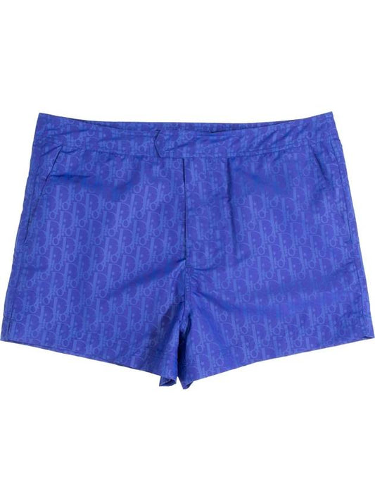 Oblique Swim Shorts Blue - DIOR - BALAAN.