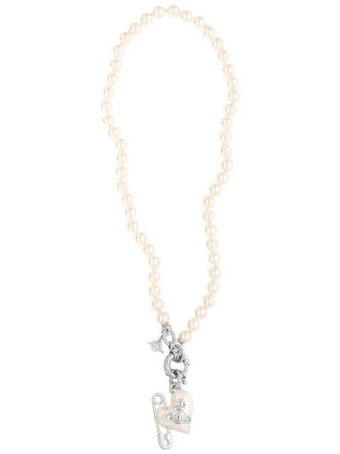 Silver Orietta Pearl Necklace 6301011B 02P103 IM - VIVIENNE WESTWOOD - BALAAN 1