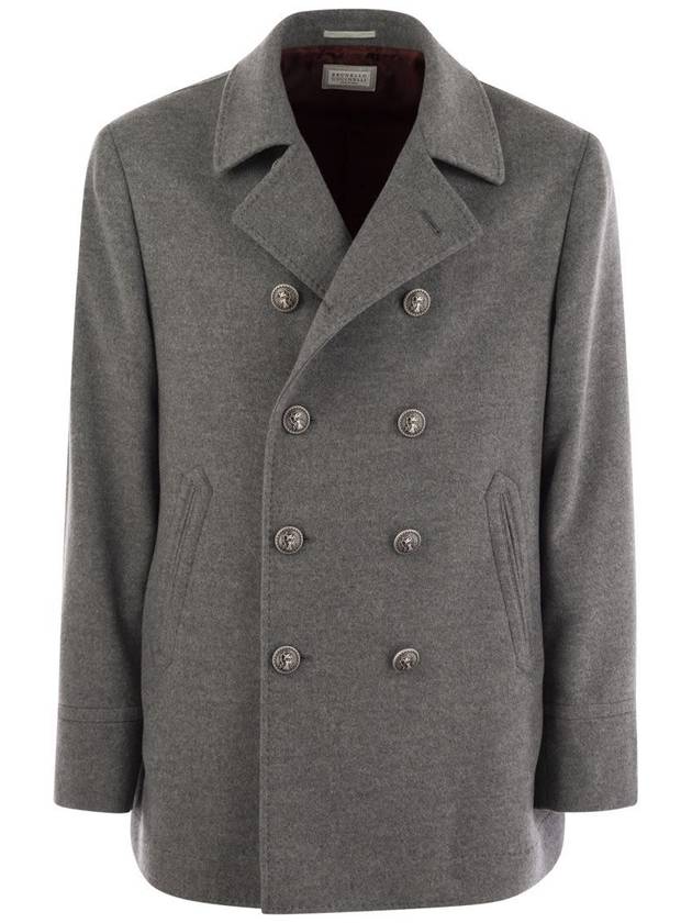 Brunello Cucinelli Double-Breasted Coat - BRUNELLO CUCINELLI - BALAAN 1