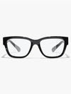 Blue Light Rectangle Frame Acetate Black Asian Fit - CHANEL - BALAAN 4