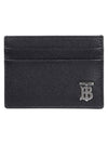 TB Logo Leather Card Wallet Black - BURBERRY - BALAAN 2