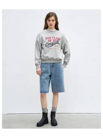 ORIGINAL CLASSIC LOGO SWEATSHIRT GRAY - BENSIMON - BALAAN 1