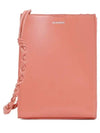 Women's Tangle Small Leather Shoulder Bag Pink - JIL SANDER - BALAAN 3