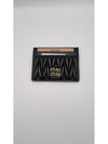 Materasse nappa leather cardholder black - MIU MIU - BALAAN 1