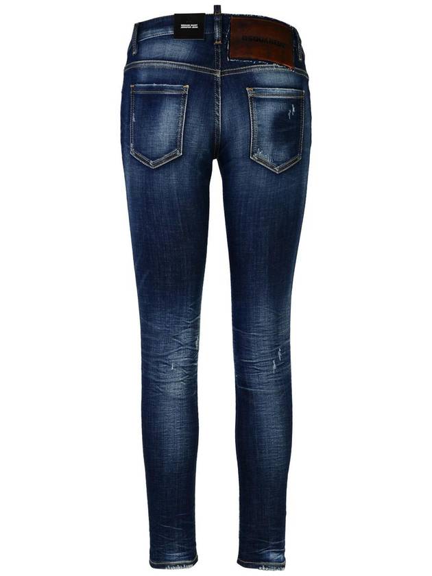 DSQUARED2 'Jennifer' Blue Cotton Denim Jeans - DSQUARED2 - BALAAN 3