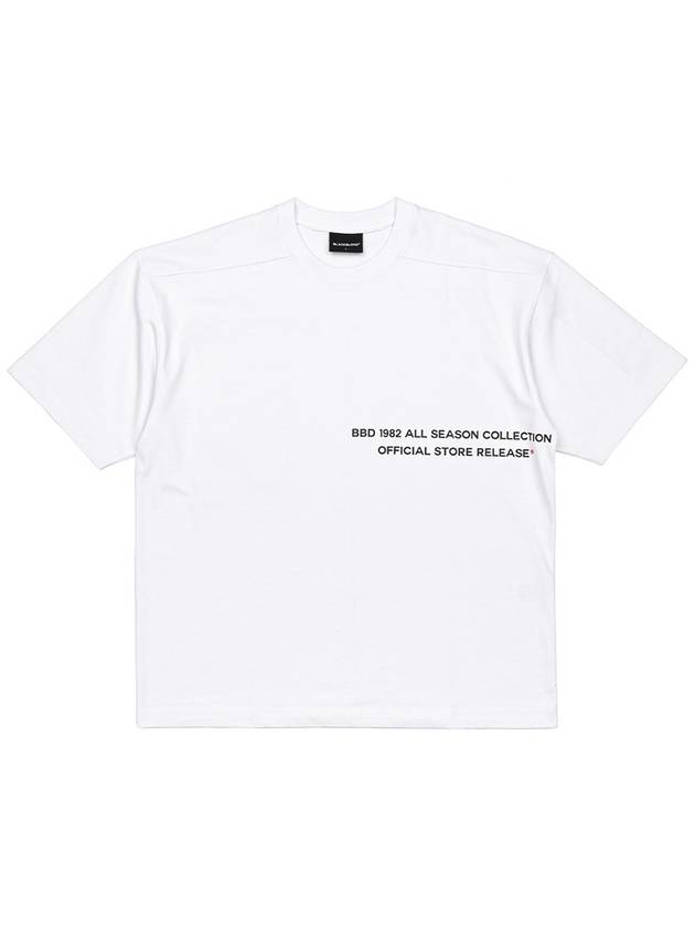 1982 No Sympathy Short Sleeve T-Shirt White - BLACKBLOND - BALAAN 3