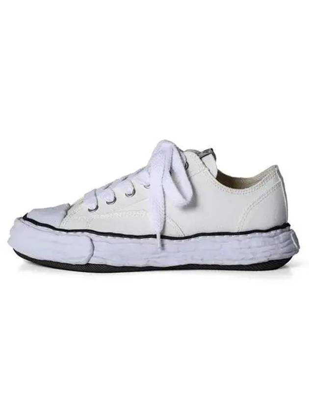 Peterson23 OG Sole Canvas Low Top Sneakers White - MAISON MIHARA YASUHIRO - BALAAN 3