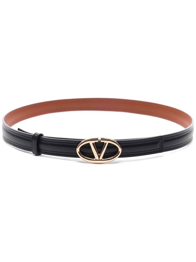 24SS Women's Bold V Logo Belt 4W0T0SJ0 FZC ZL6 24S - VALENTINO - BALAAN 3