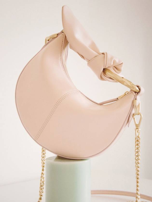 Amelie Mini Nude Pink Leather Strap - AMADEE - BALAAN 5