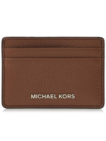 Pebble Leather Card Wallet Brown - MICHAEL KORS - BALAAN 2