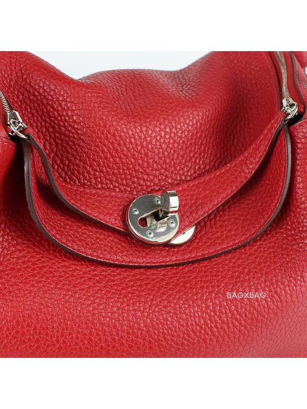 HM Lindy 26 Red Silver HM31BG030 - HERMES - BALAAN 5