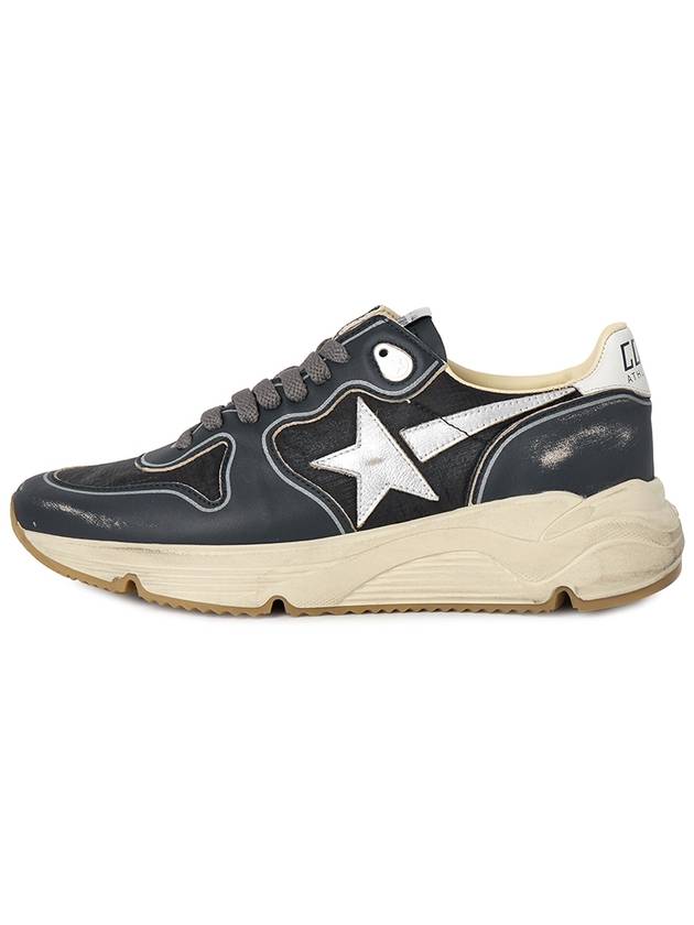 Running Sole Leather Low Top Sneakers Navy - GOLDEN GOOSE - BALAAN 4