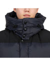 Detachable Sleeve Hooded Short Padding Navy - BURBERRY - BALAAN 10