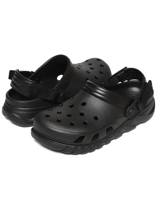 Duet Max Clog Sandals Black - CROCS - BALAAN 6