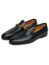 Jordaan Leather Loafers Black - GUCCI - BALAAN 2