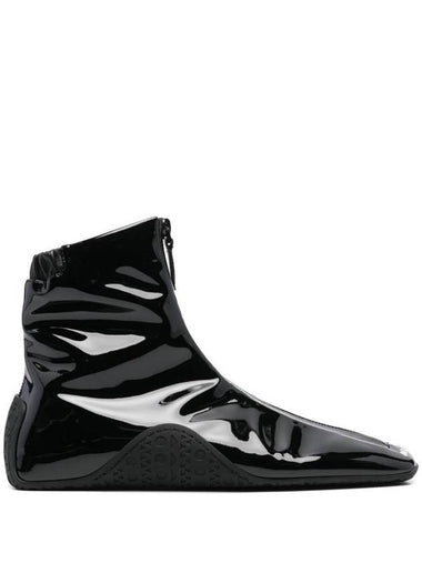 Alaïa The Sneaker In Stretch Patent Fabric Shoes - ALAIA - BALAAN 1