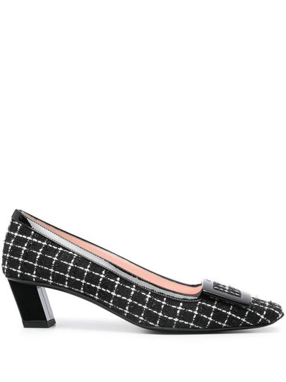 Belle Vivier Patent Fabric Pumps Black - ROGER VIVIER - BALAAN 2