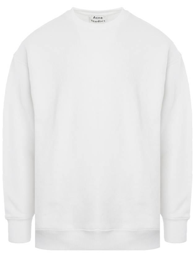 Studios Bag Reverse Label Sweatshirt White - ACNE STUDIOS - BALAAN.