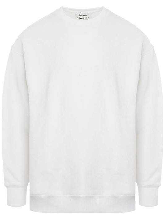 Studios Bag Reverse Label Sweatshirt White - ACNE STUDIOS - BALAAN.