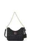 Matelasse Nappa Leather Shoulder Bag Black - MIU MIU - BALAAN 2