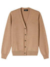 Salomé Logo Wool Cardigan Beige - A.P.C. - BALAAN 2