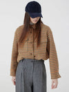 wool check shirt beige - VOYONN - BALAAN 7