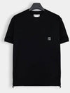 Men's String Cotton Short Sleeve T-Shirt Black - WOOYOUNGMI - BALAAN 2