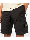 Wappen Cargo Bermuda Shorts Drak Grey - STONE ISLAND - BALAAN 3