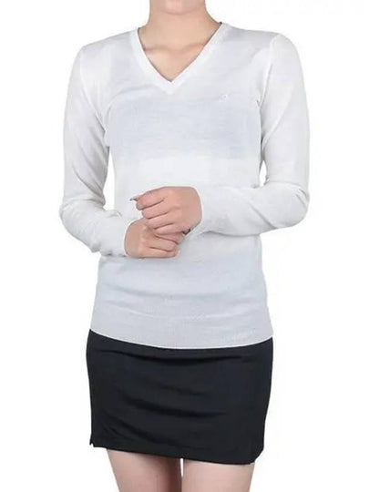 Women's Amaya Golf Knit Top White - J.LINDEBERG - BALAAN 2