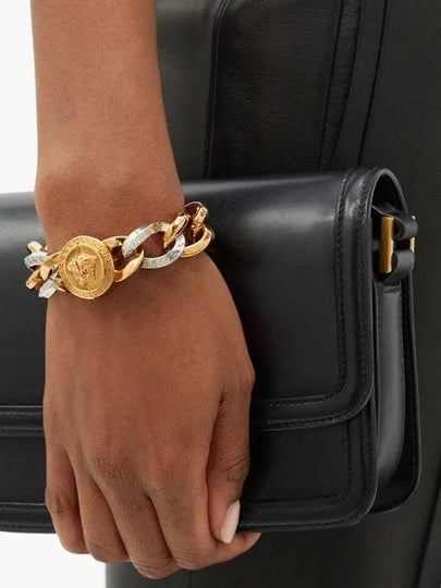 Medusa Medusa Magnetic Curve TwoTone Chain Bracelet Bracelet Gold - VERSACE - BALAAN 2