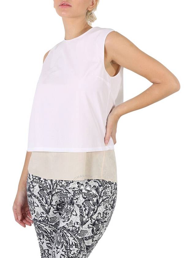 Marni Ladies Layered Sleeveless Cotton Top, Brand Size 44 (US Size 10) - MARNI - BALAAN 3