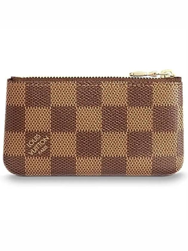 Damier Eben Pouch Key Holder Brown - LOUIS VUITTON - BALAAN 8