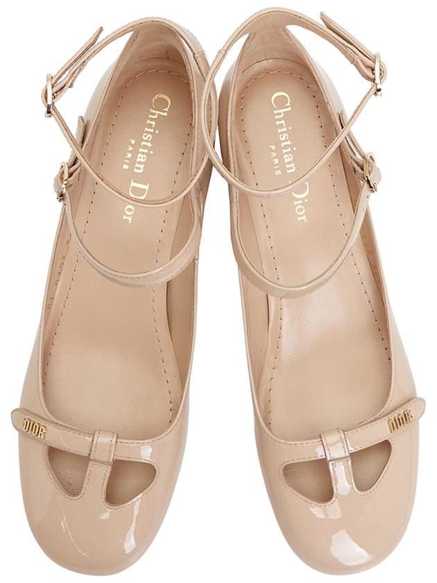 Aime Patent Calfskin Pumps Nude - DIOR - BALAAN 3