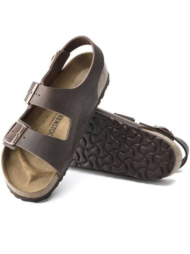 Milano Oiled Leather Sandals Habana - BIRKENSTOCK - BALAAN 3