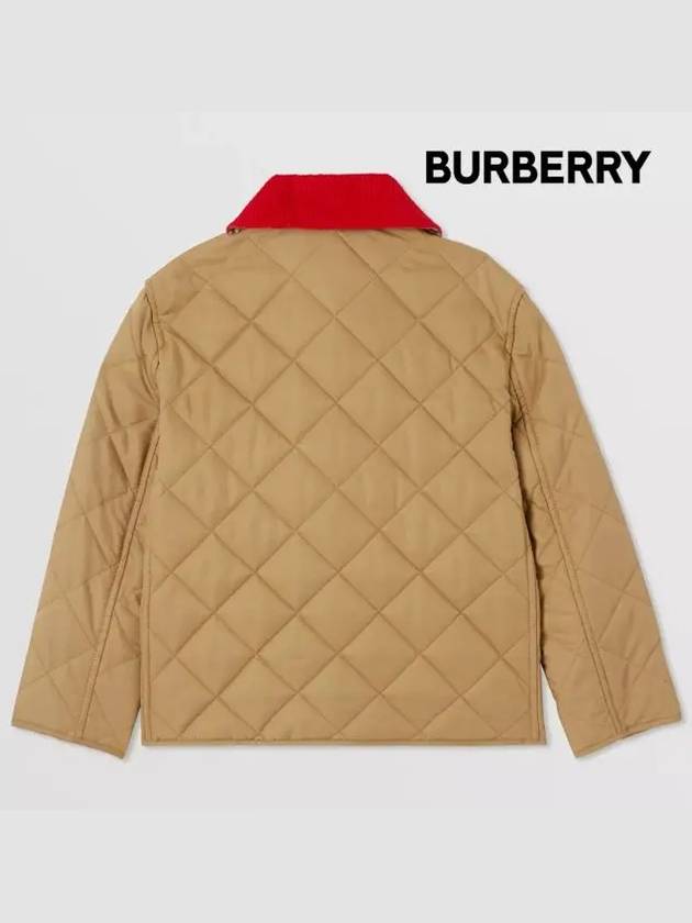 Kids 8053870 Vintage Check Quilted Jacket Jumper Archive Beige - BURBERRY - BALAAN 4