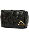 Gold Hardware Padded Cassette Cross Bag Black - BOTTEGA VENETA - BALAAN 3